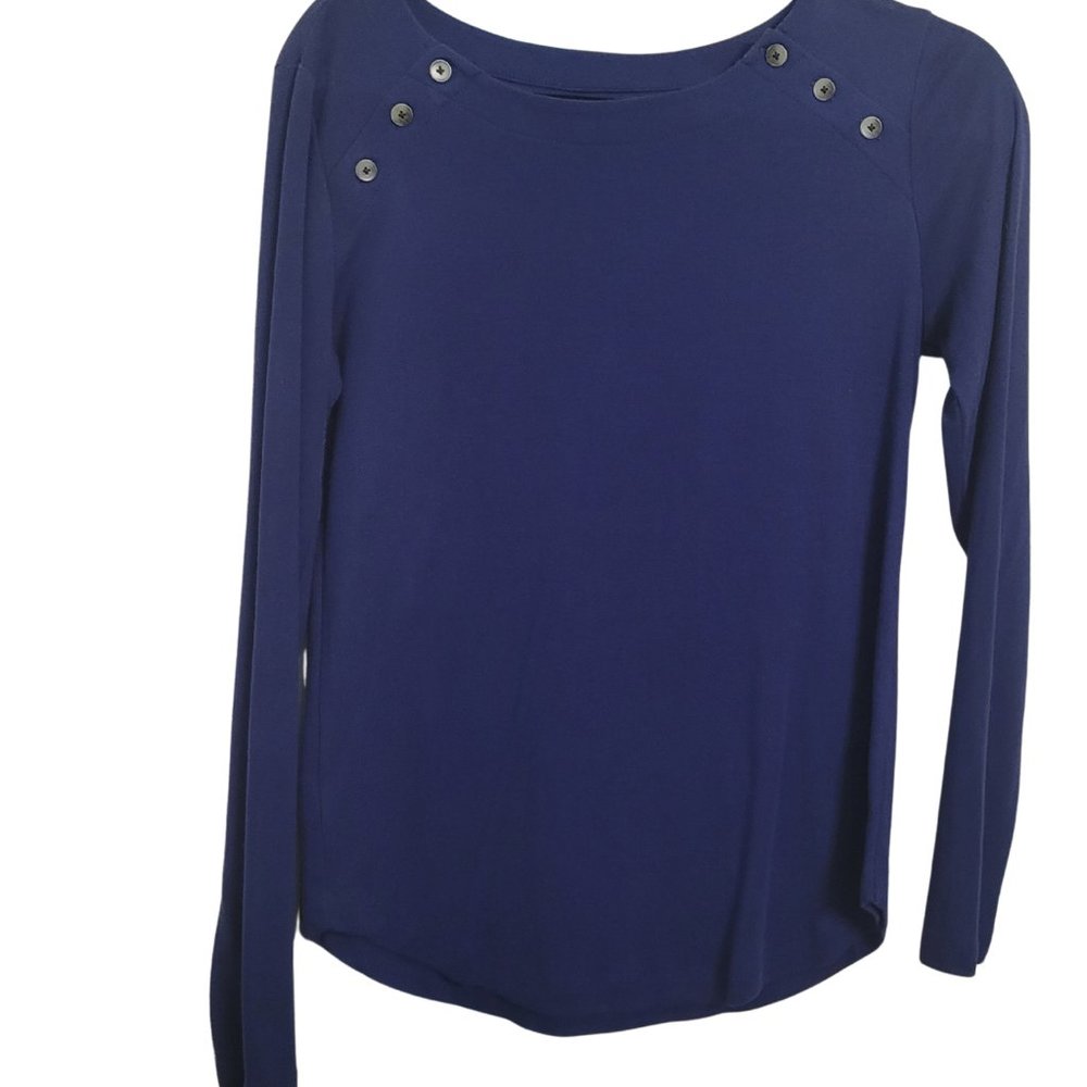 Blue Button Collar Shirt